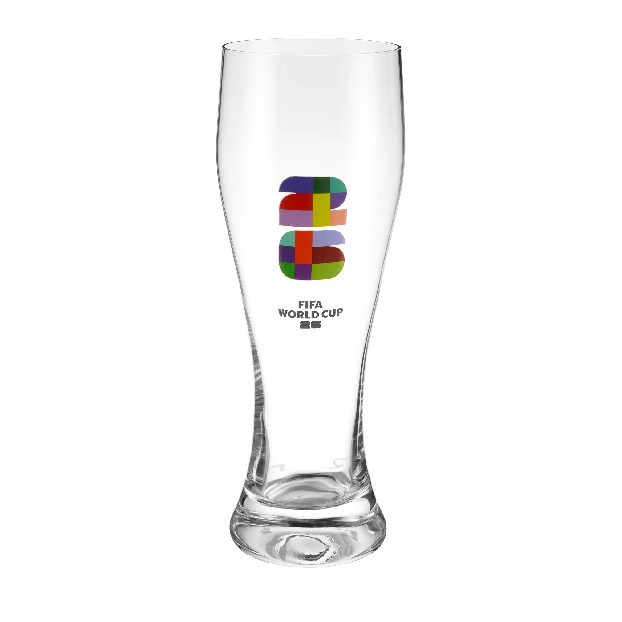 Collection of Clear glass with FIFA World Cup logo on a white background in a gallery layout